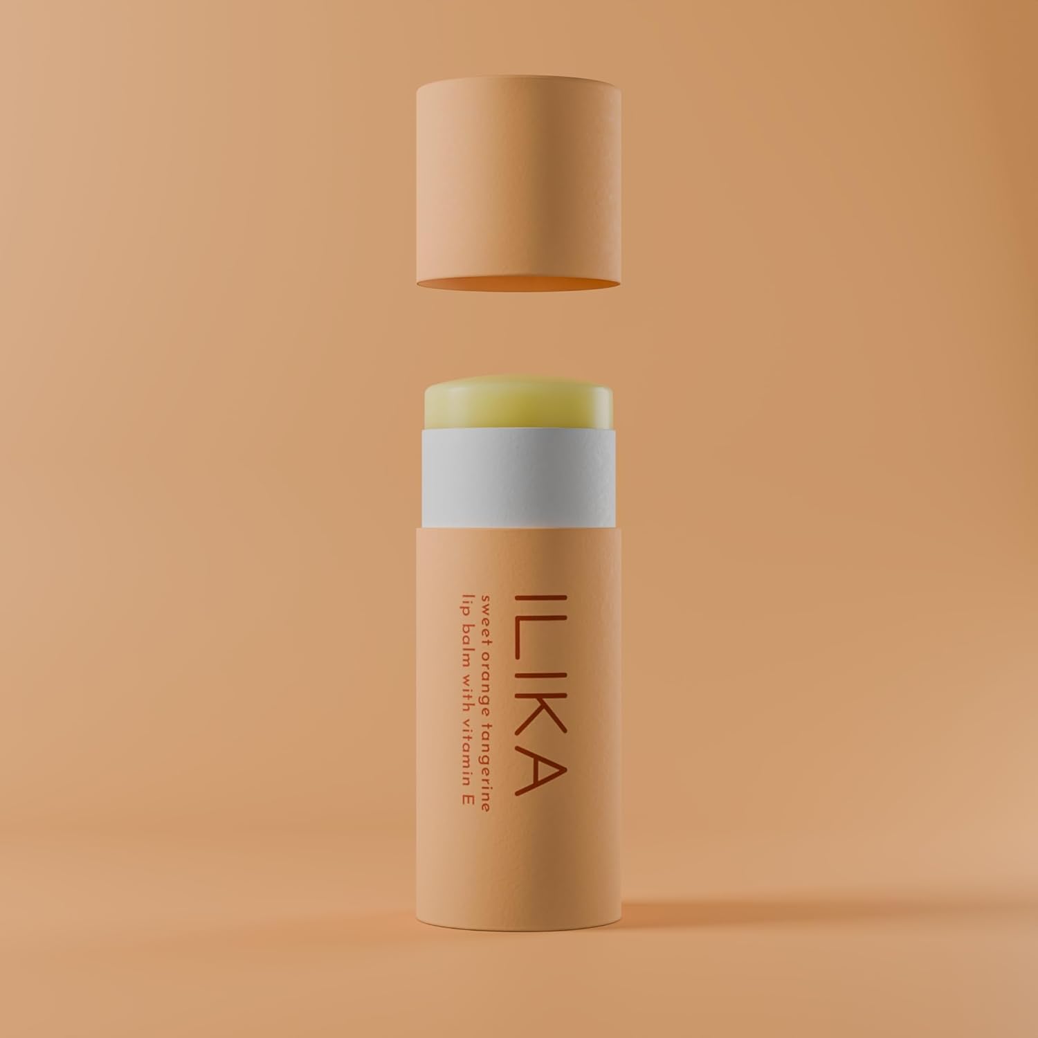 ILIKA Lip balm Organic, 2 Pack, Orange Tangerine