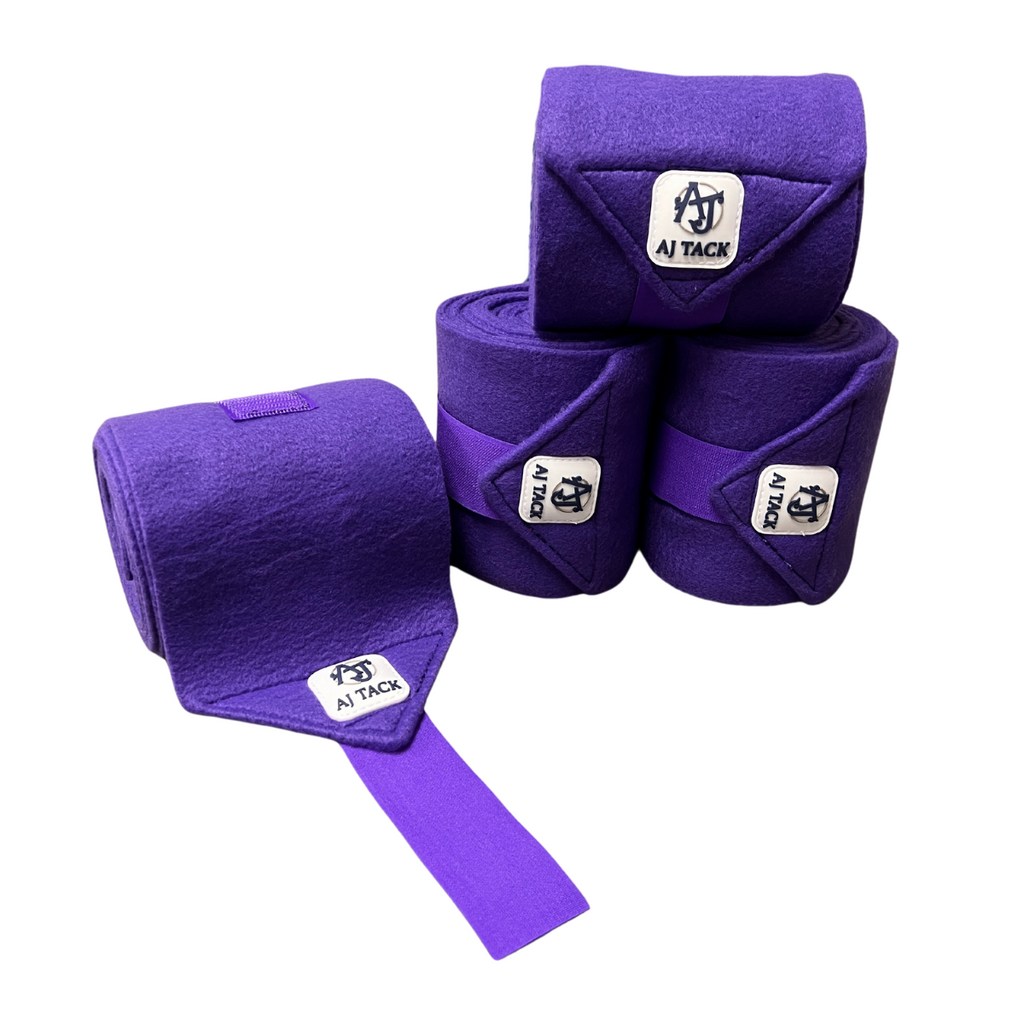 AJ Tack Polo Wraps - 9ft - Pack of 4