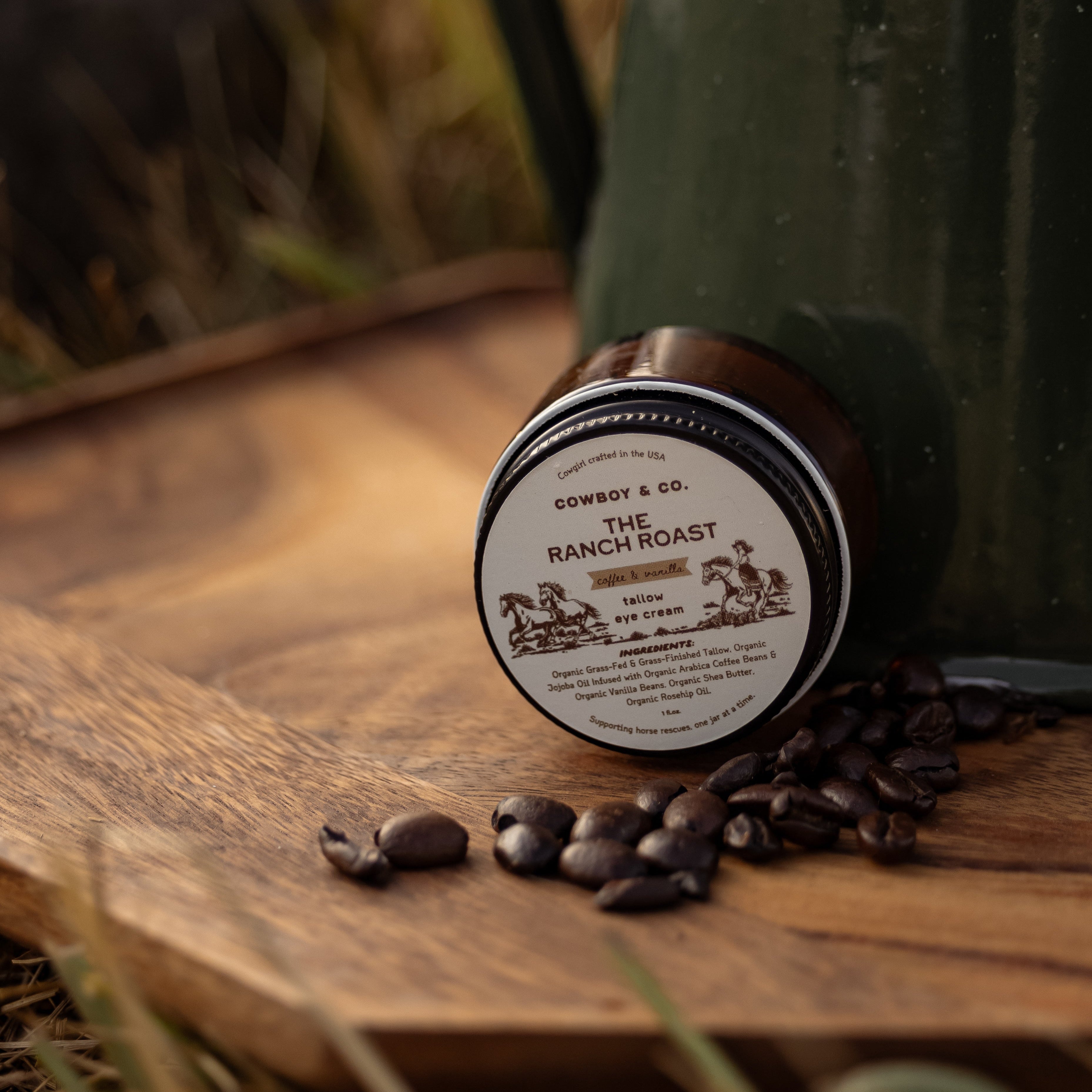 The Ranch Roast - Coffee & Vanilla Infused Organic Tallow Eye Cream