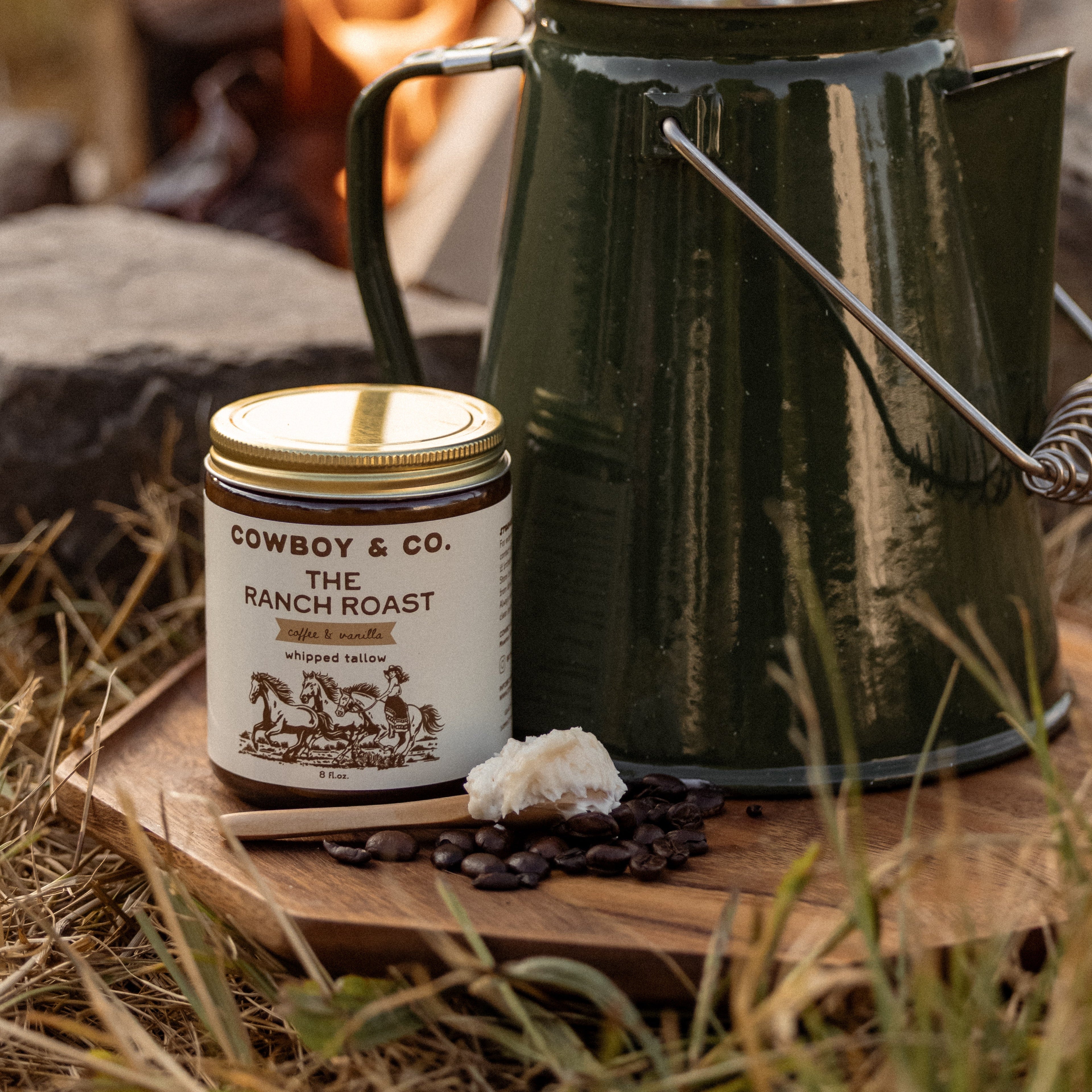 The Ranch Roast - Coffee & Vanilla Infused Organic Whipped Tallow Moisturizer