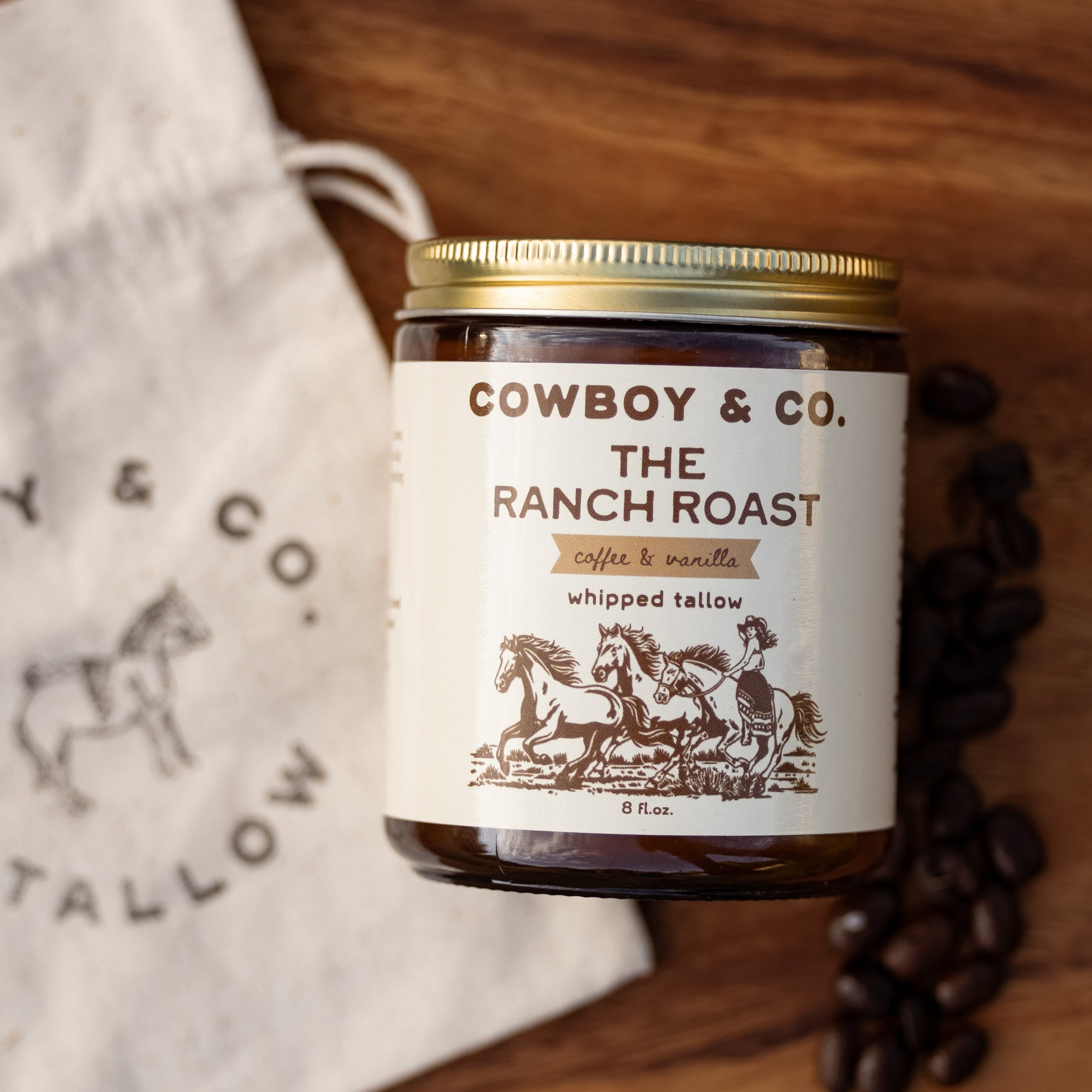 The Ranch Roast - Coffee & Vanilla Infused Organic Whipped Tallow Moisturizer