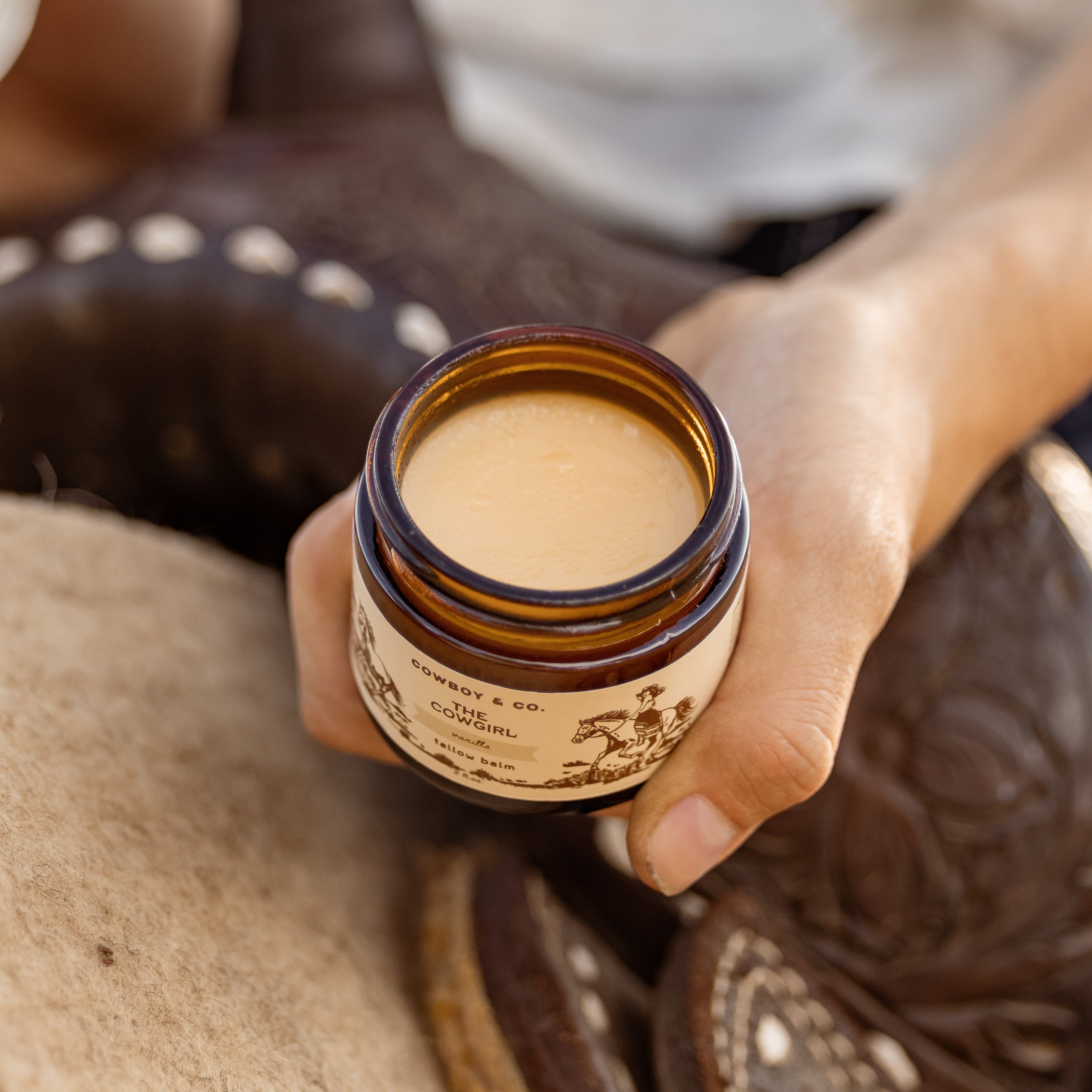 The Cowgirl - Vanilla Infused Organic Tallow Balm Moisturizer