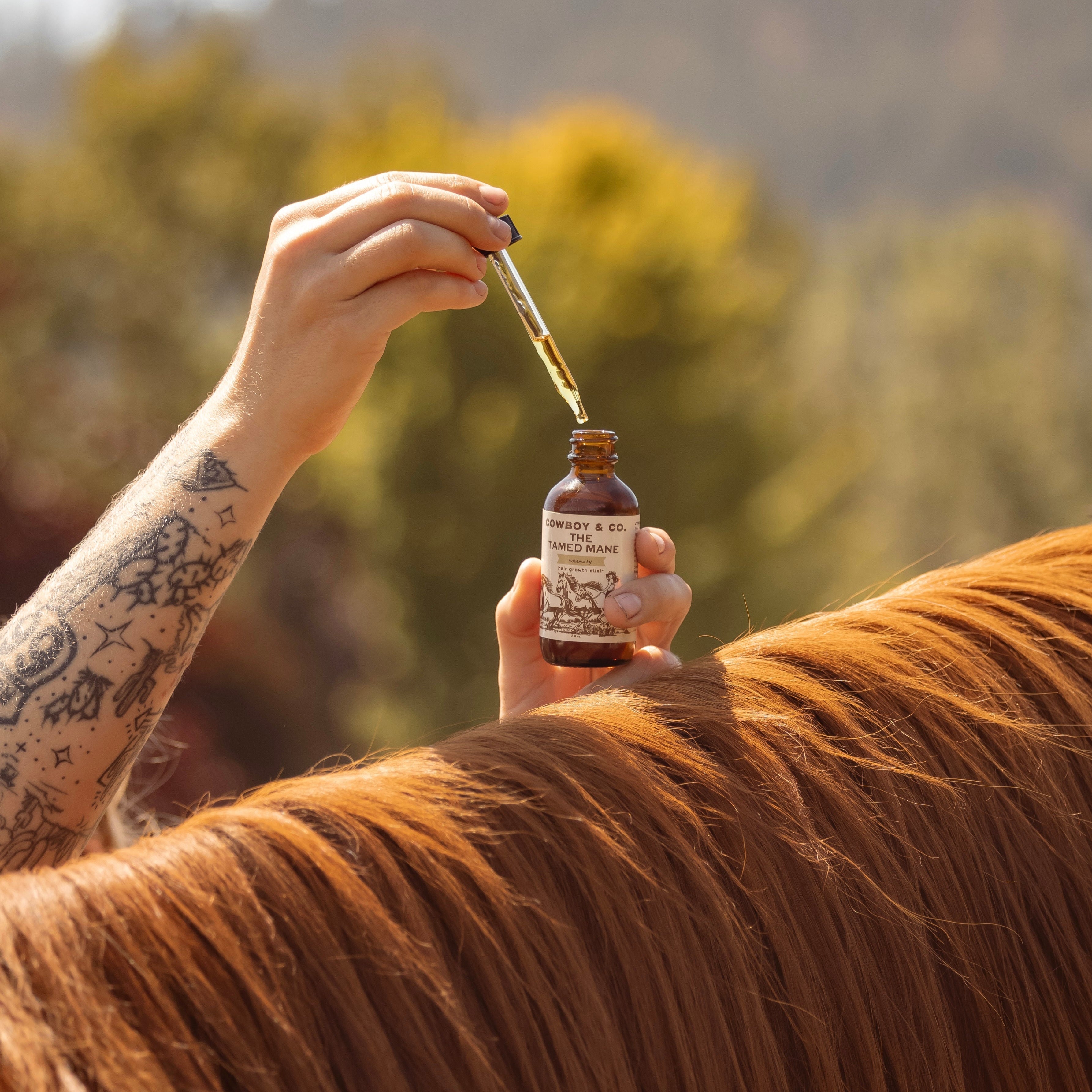 The Tamed Mane - Organic Rosemary Hair Growth Elixir