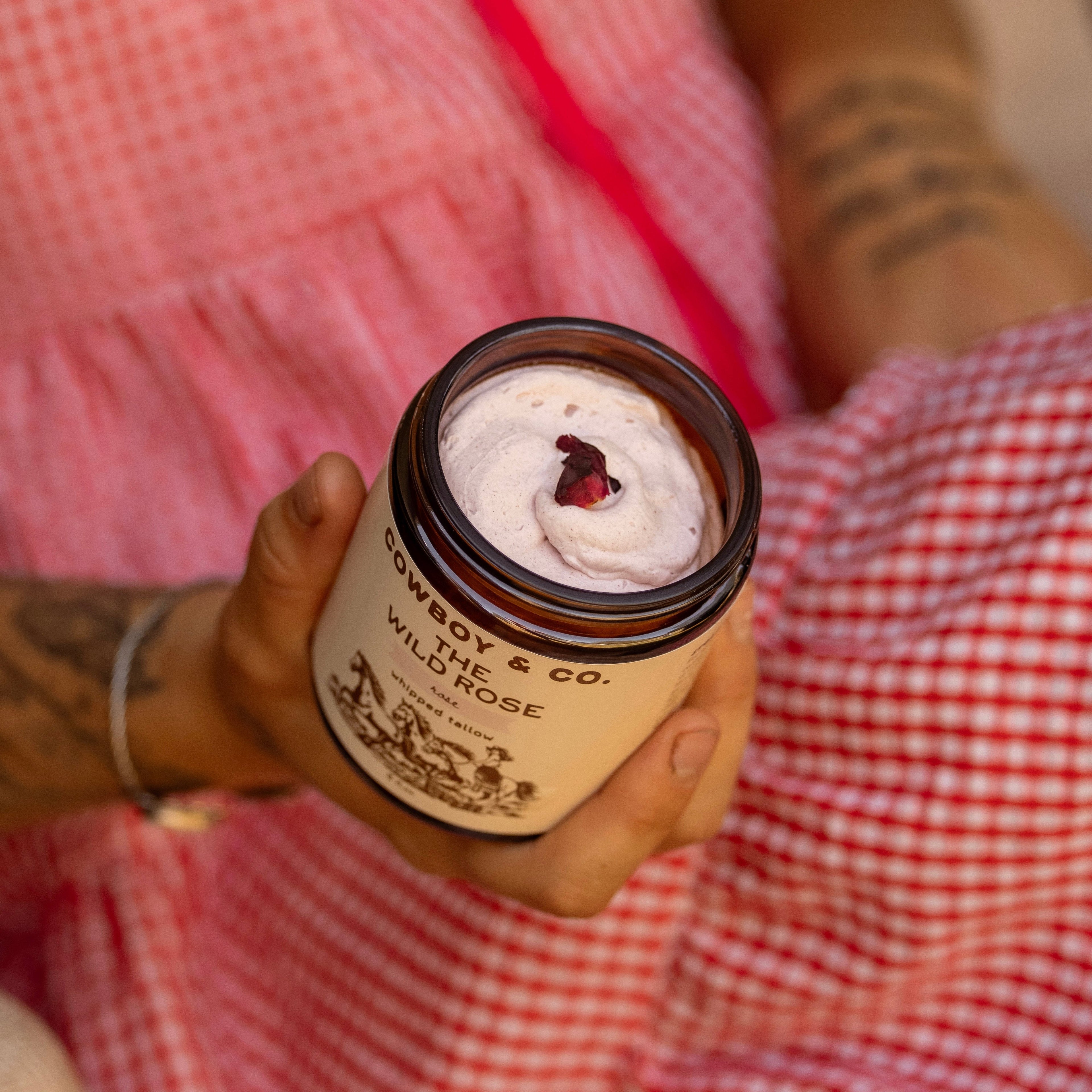The Wild Rose - Rose Infused Organic Whipped Tallow Moisturizer