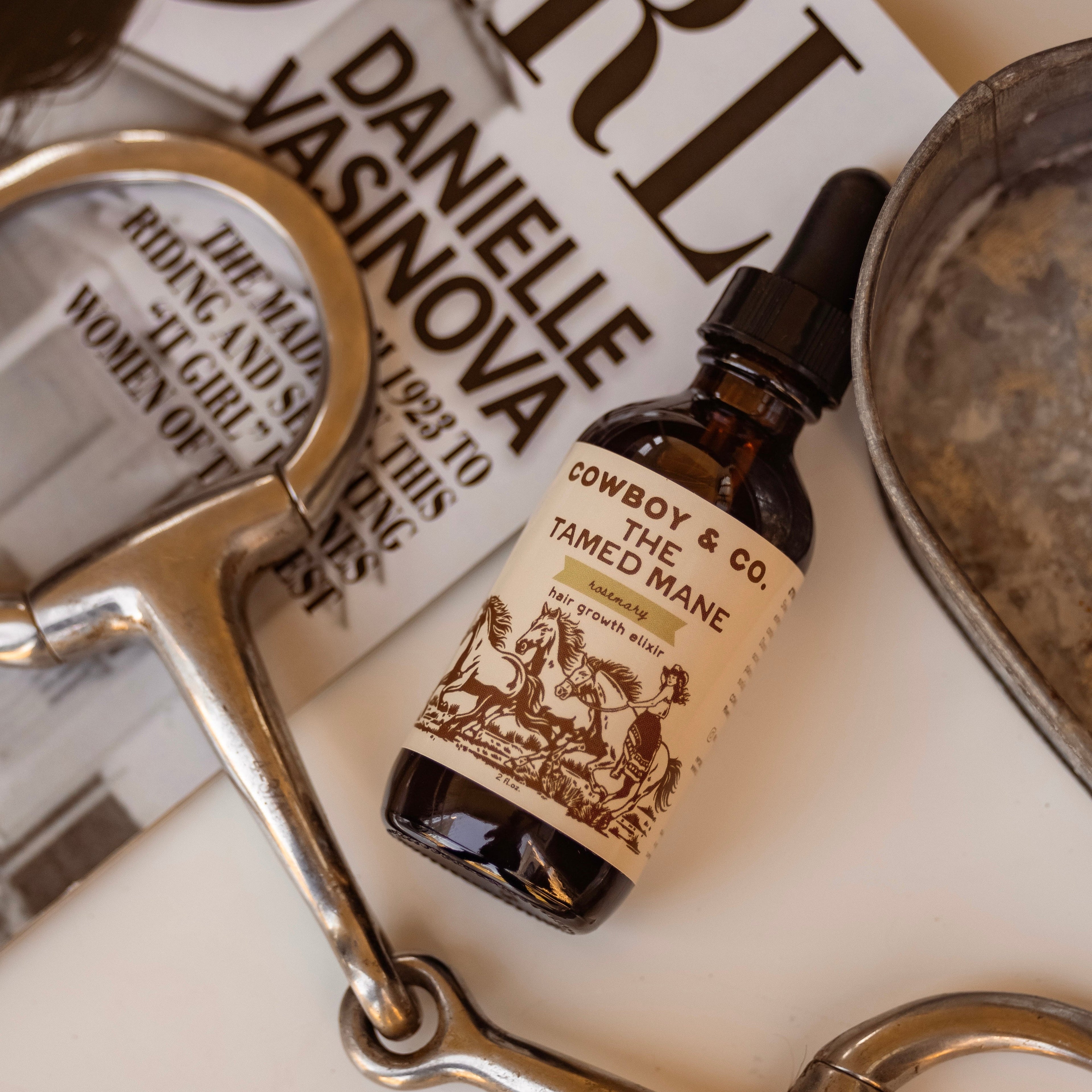 The Tamed Mane - Organic Rosemary Hair Growth Elixir