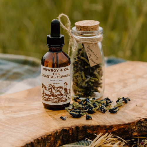 The Coastal Cowgirl - Organic Butterfly Pea Flower Face Oil
