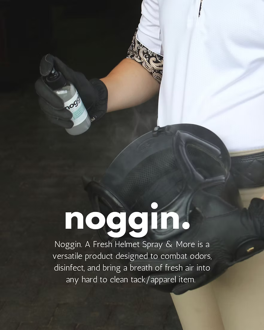 Noggin. A Fresh Helmet Spray