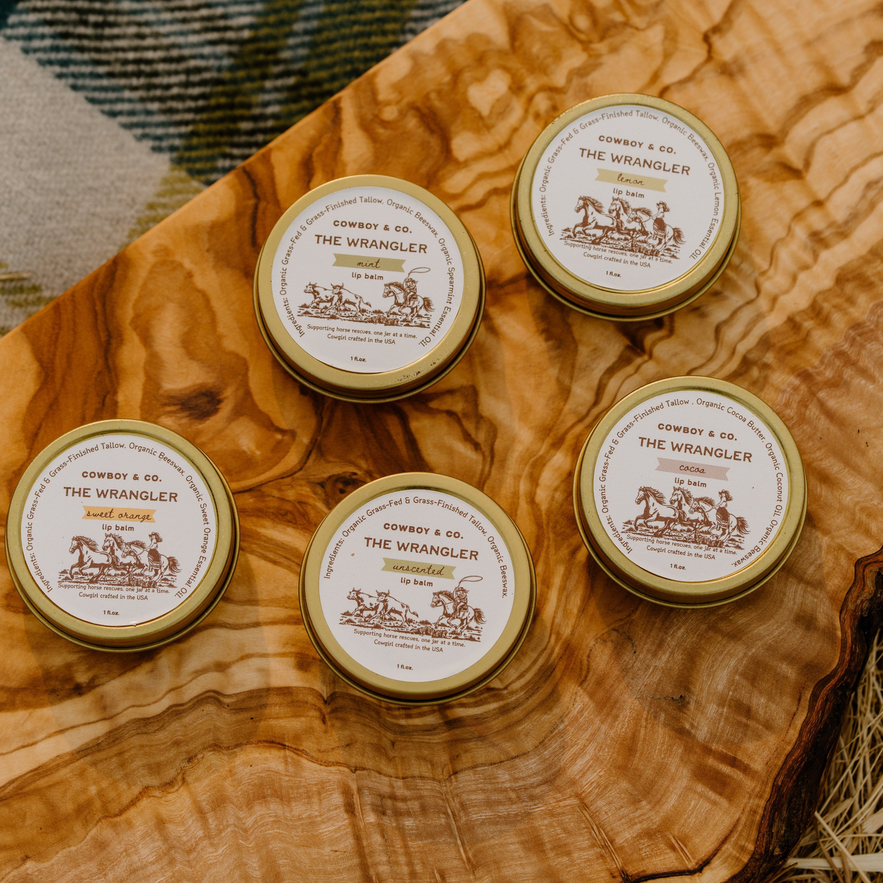 The Wrangler - Organic Lip Balms