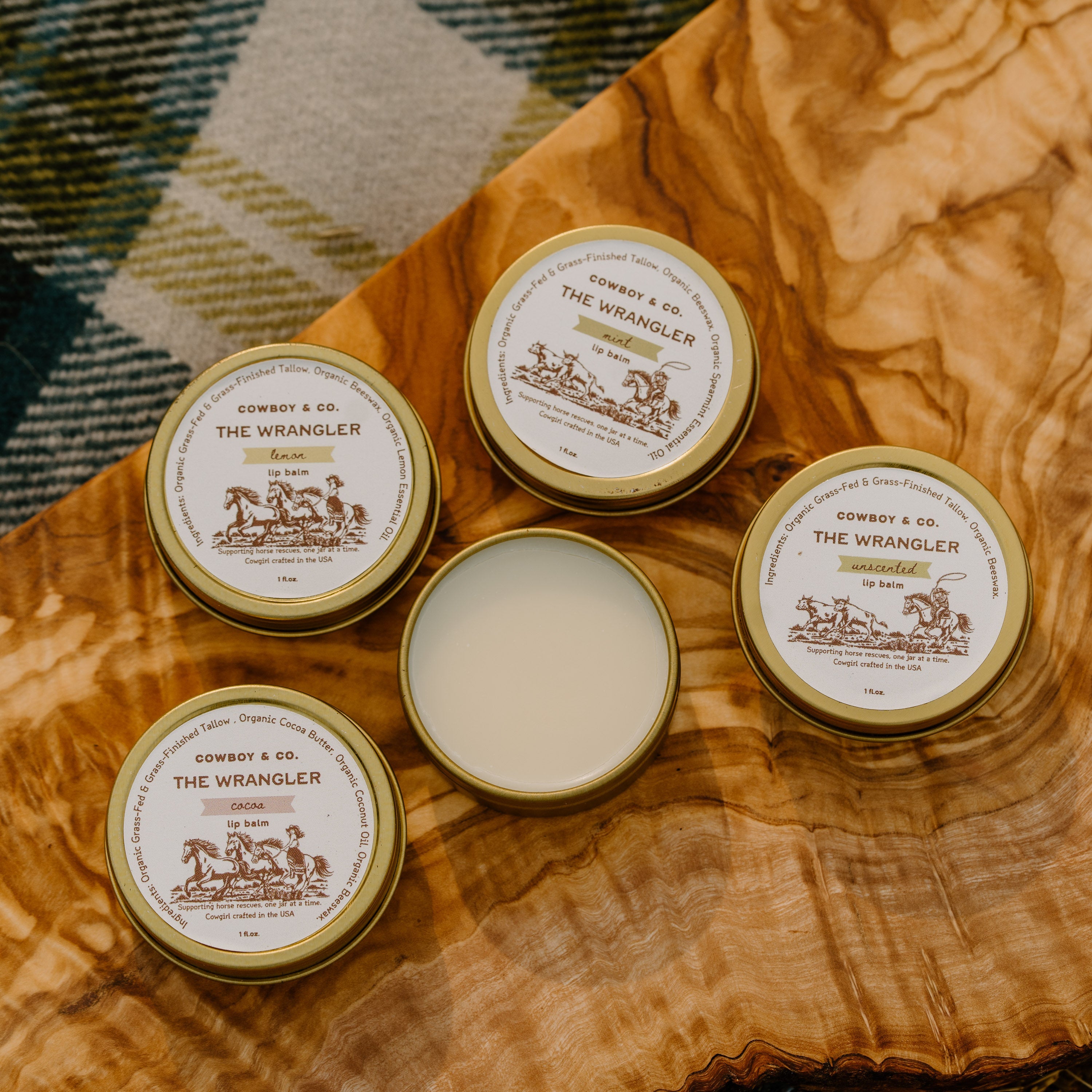 The Wrangler - Organic Lip Balms