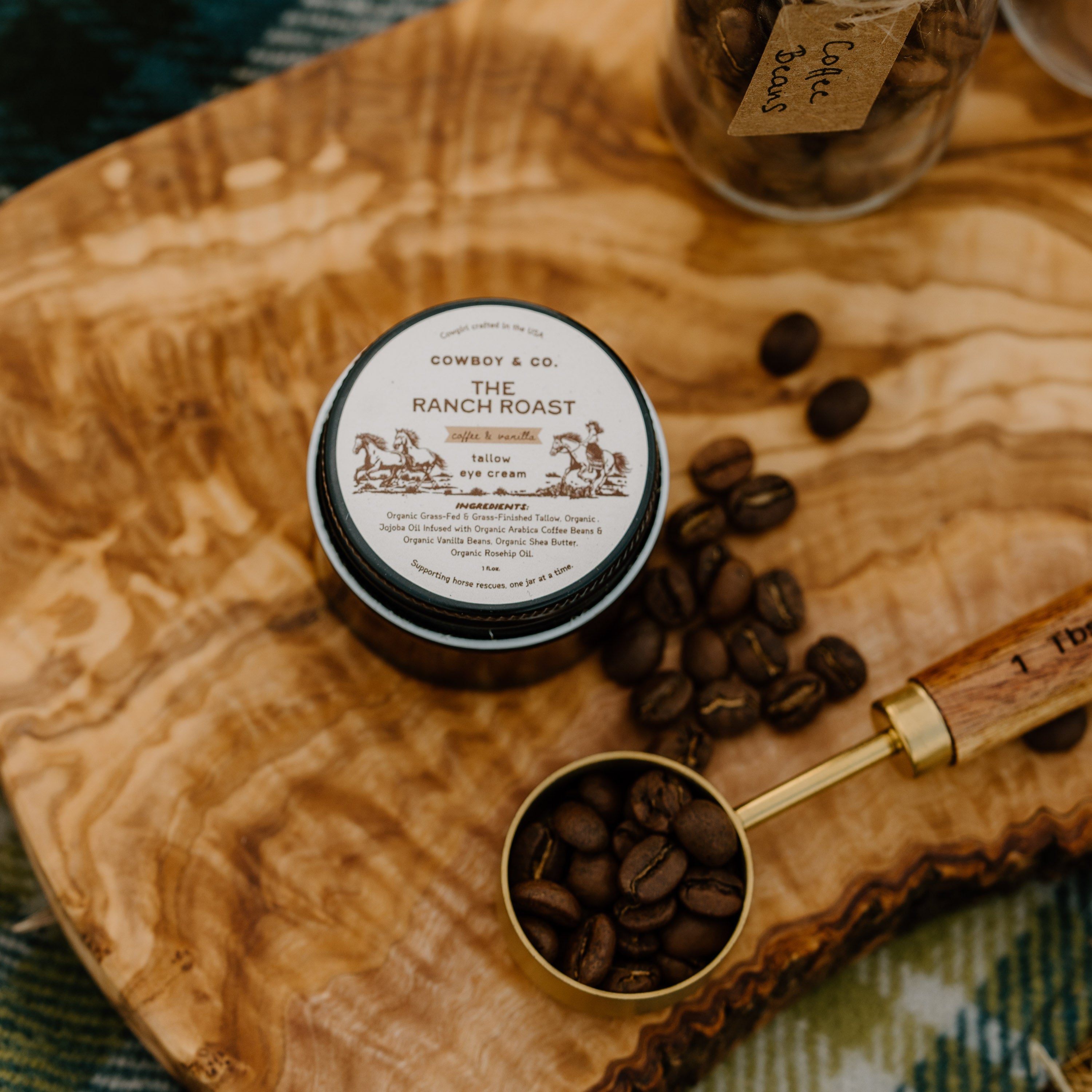 The Ranch Roast - Coffee & Vanilla Infused Organic Tallow Eye Cream