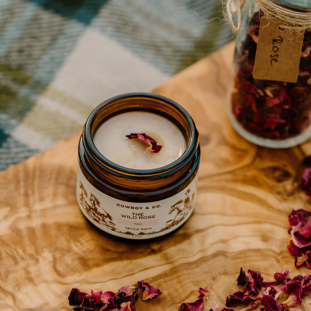 The Wild Rose - Rose Infused Organic Tallow Balm Moisturizer