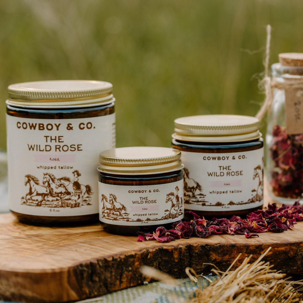 The Wild Rose - Rose Infused Organic Whipped Tallow Moisturizer