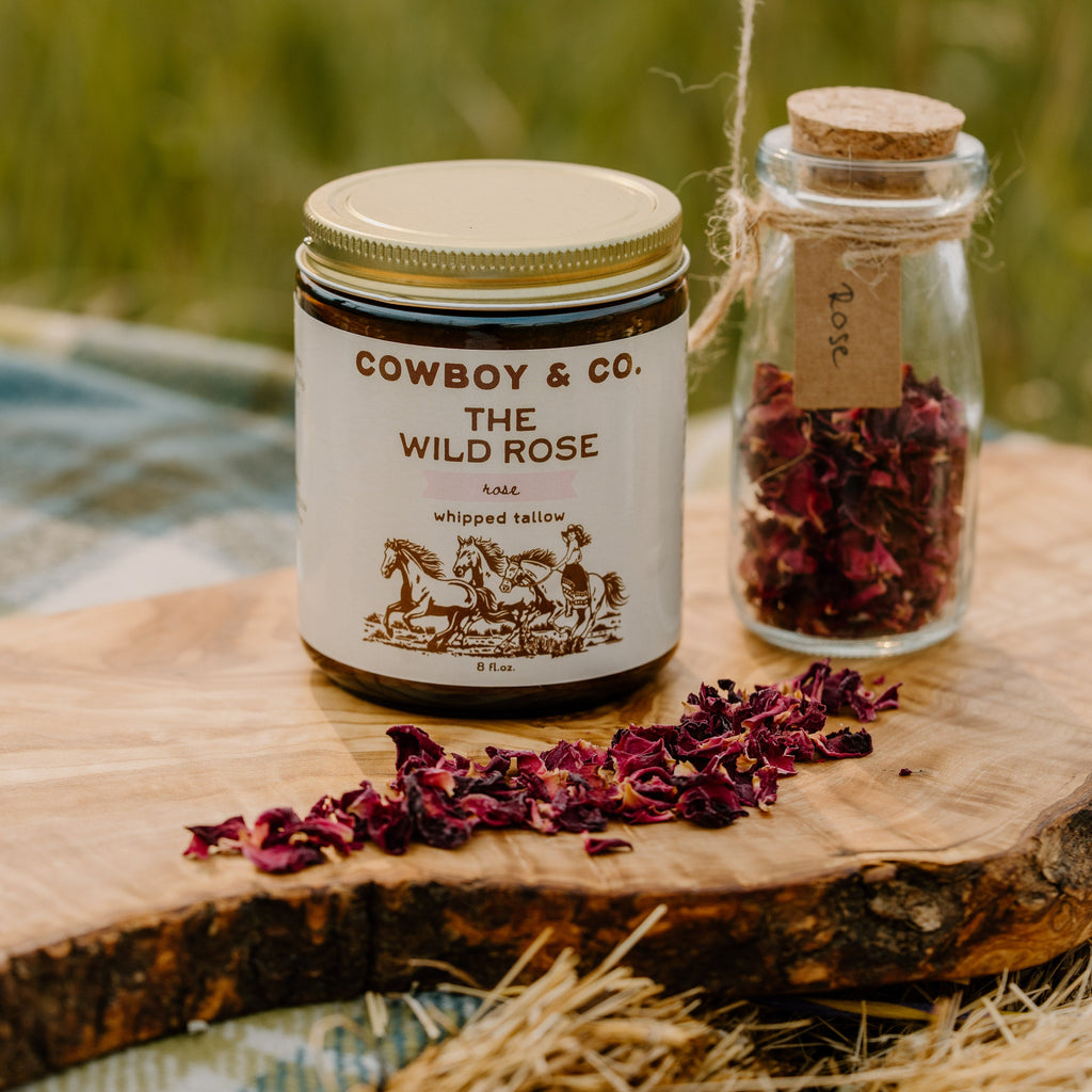 The Wild Rose - Rose Infused Organic Whipped Tallow Moisturizer