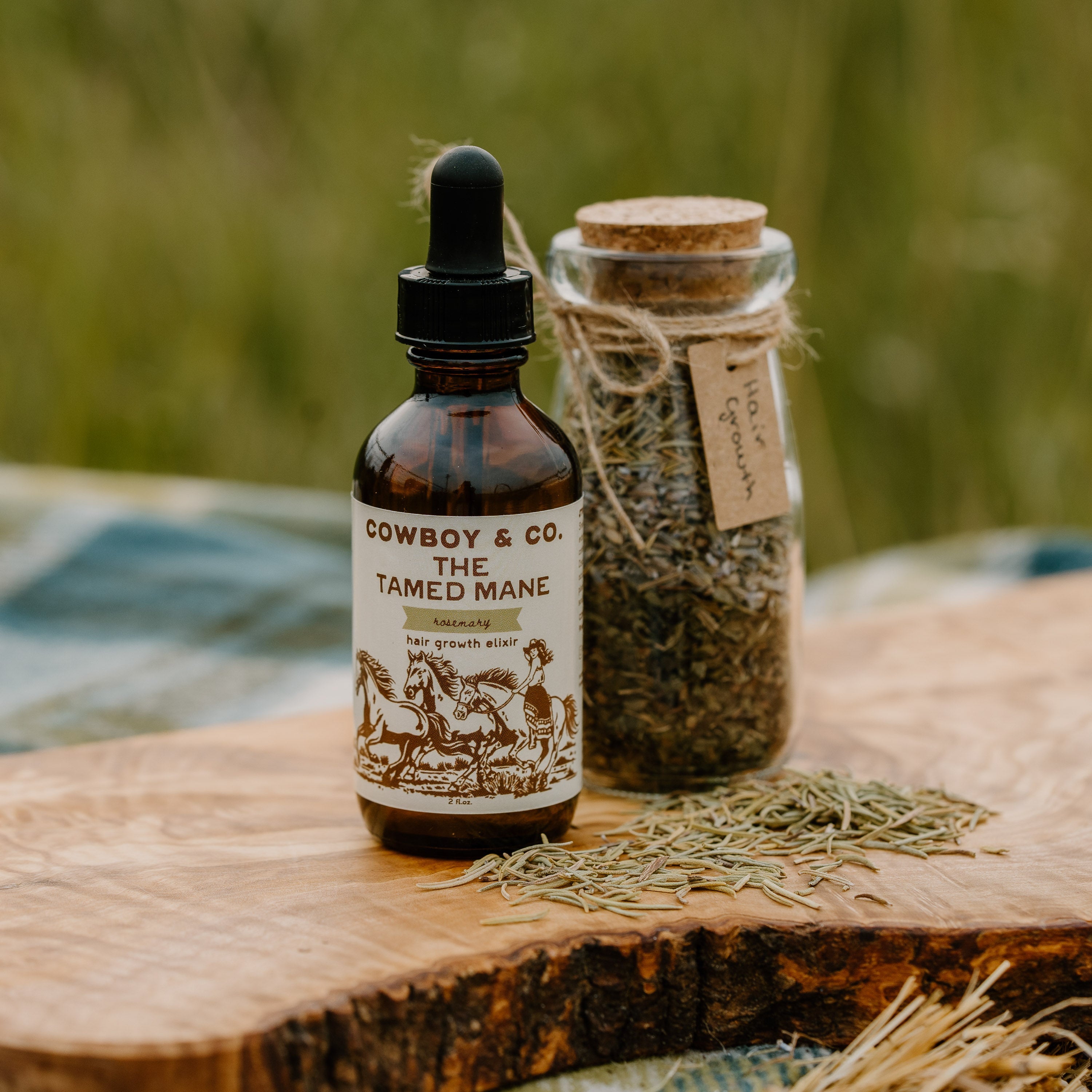 The Tamed Mane - Organic Rosemary Hair Growth Elixir