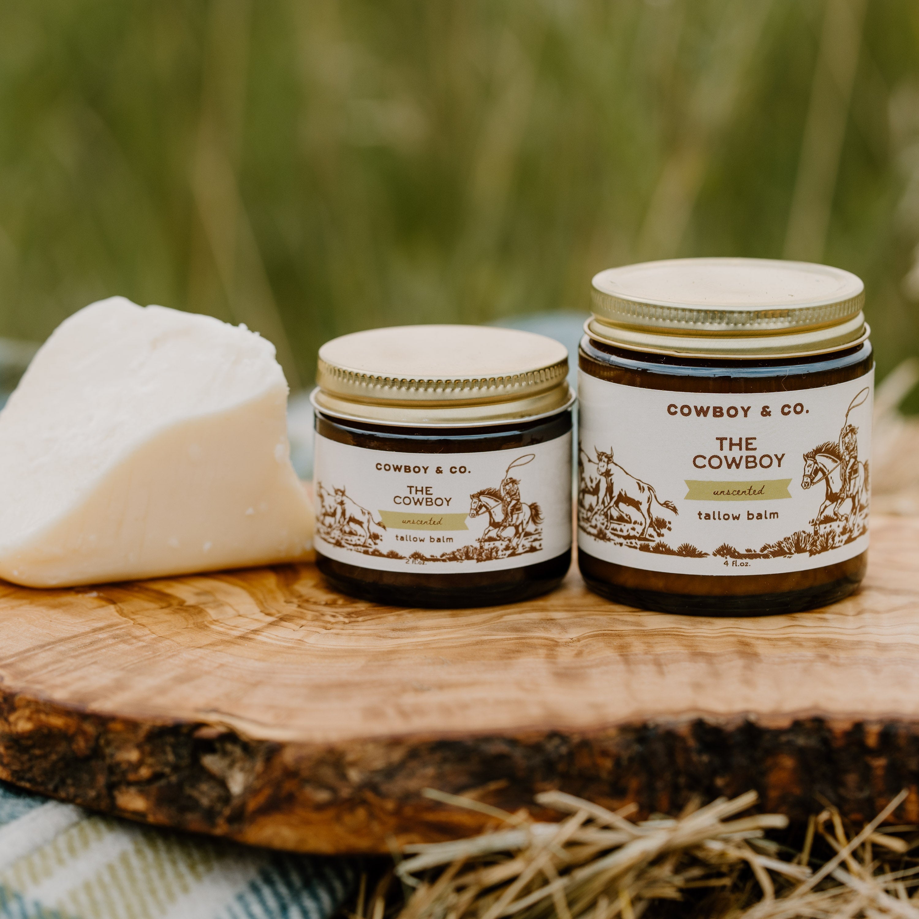 The Cowboy - Organic Unscented Tallow Balm Moisturizer