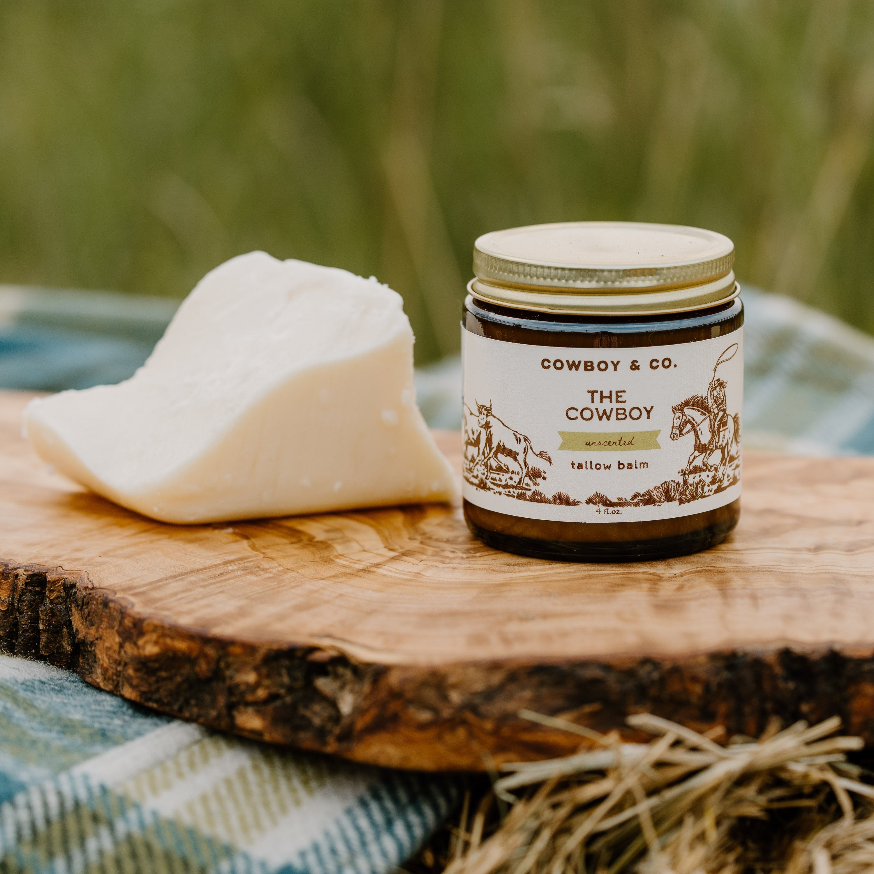 The Cowboy - Organic Unscented Tallow Balm Moisturizer