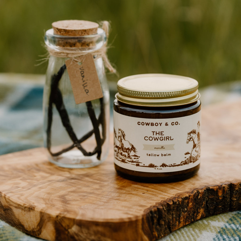 The Cowgirl - Vanilla Infused Organic Tallow Balm Moisturizer