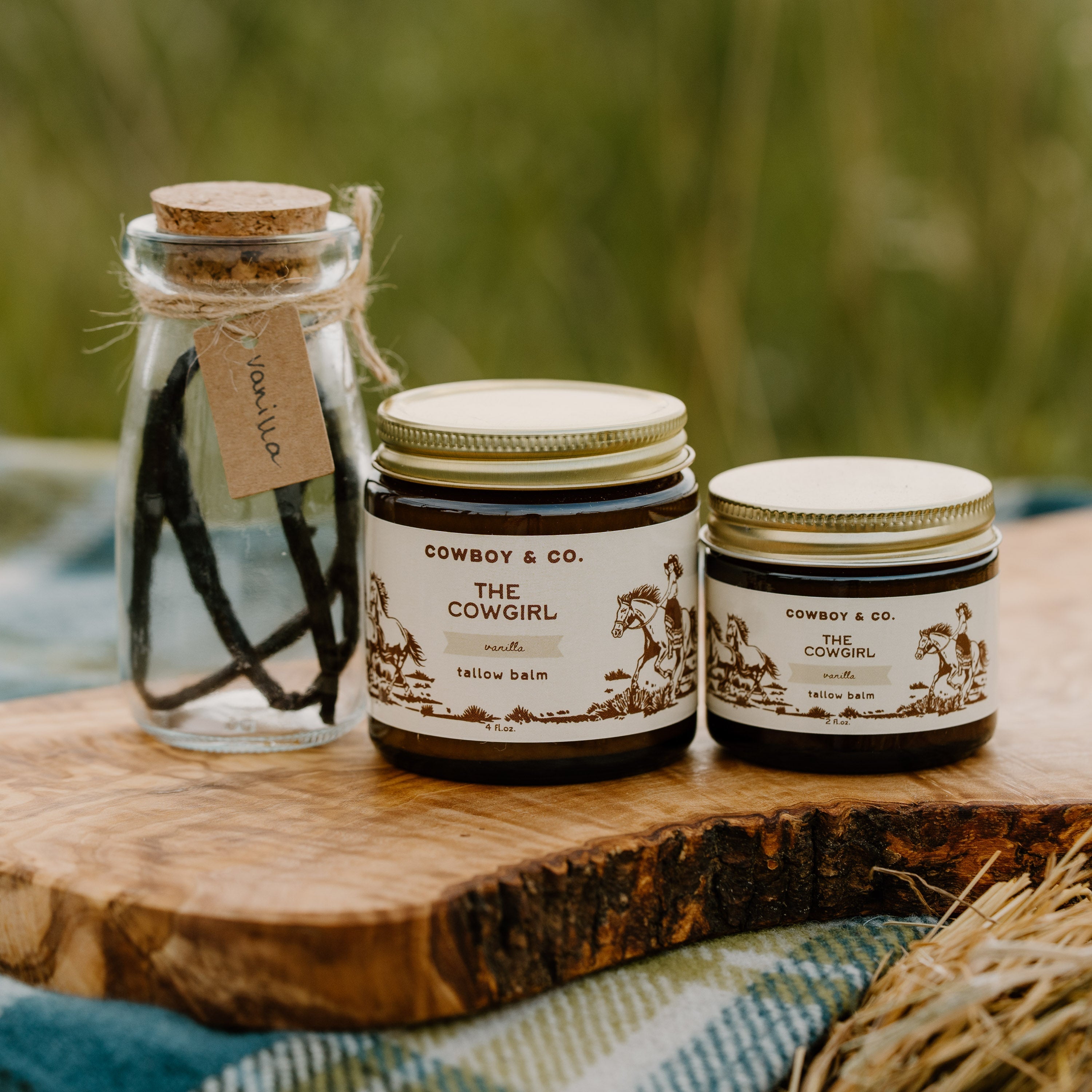 The Cowgirl - Vanilla Infused Organic Tallow Balm Moisturizer