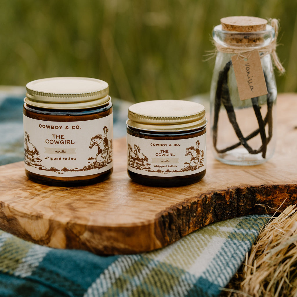 The Cowgirl - Vanilla Infused Organic Whipped Tallow Moisturizer
